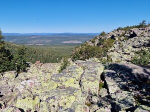 Uitzicht over Fulufjället Nationaal Park