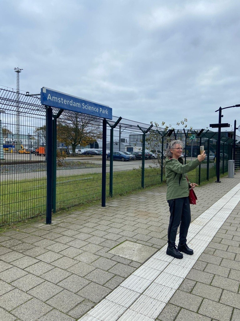 station science park 1 Startselfie Watergraafsmeerroute