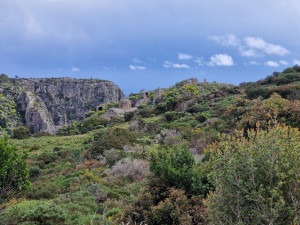 de ruïnestad Paleochora - Kythira