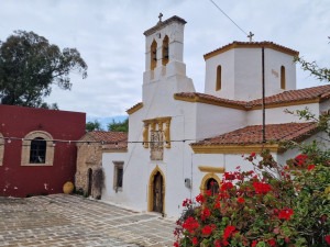 De kerk bij het klooster van Osios Theodoros. Kythira
