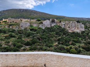 Huizen en ruïnes van Kato Chora, kythira