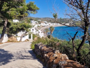Blik op Kapsali. Wandelen op Kythira