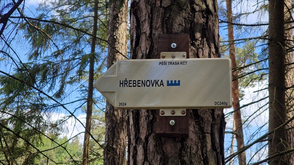 routebord Hřebenovka