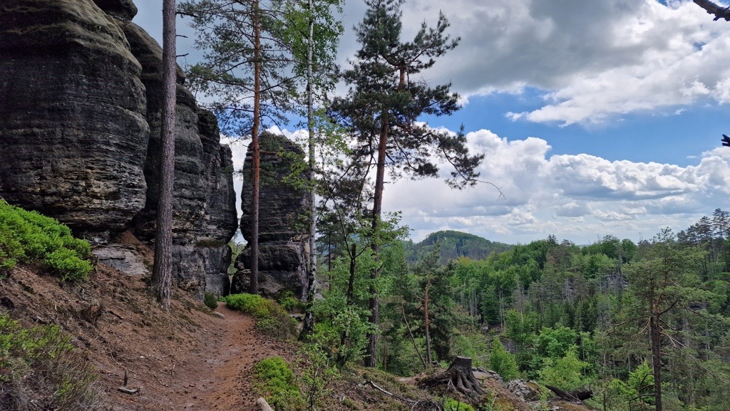 De Hřebenovka wandelroute 