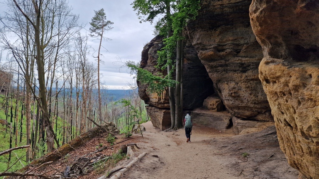 wandelen over de Hřebenovka