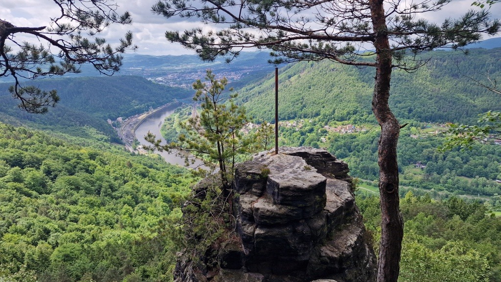 uitkijkpunt Elbe bij Děčín
