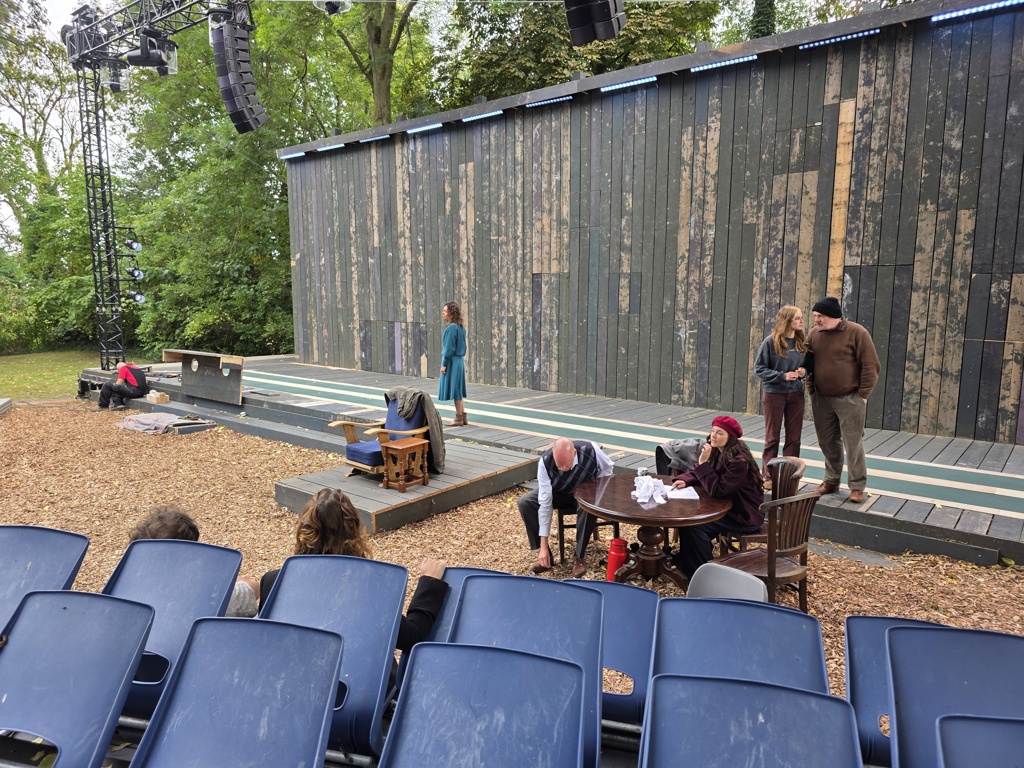 Het Iepenloftspul (openluchtspel) Jorwert repetitie
