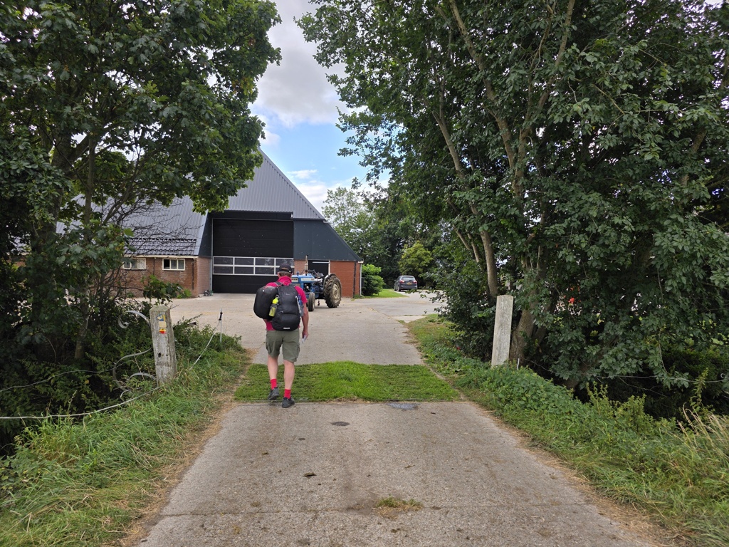 Jabikspaad - over een boerenerf