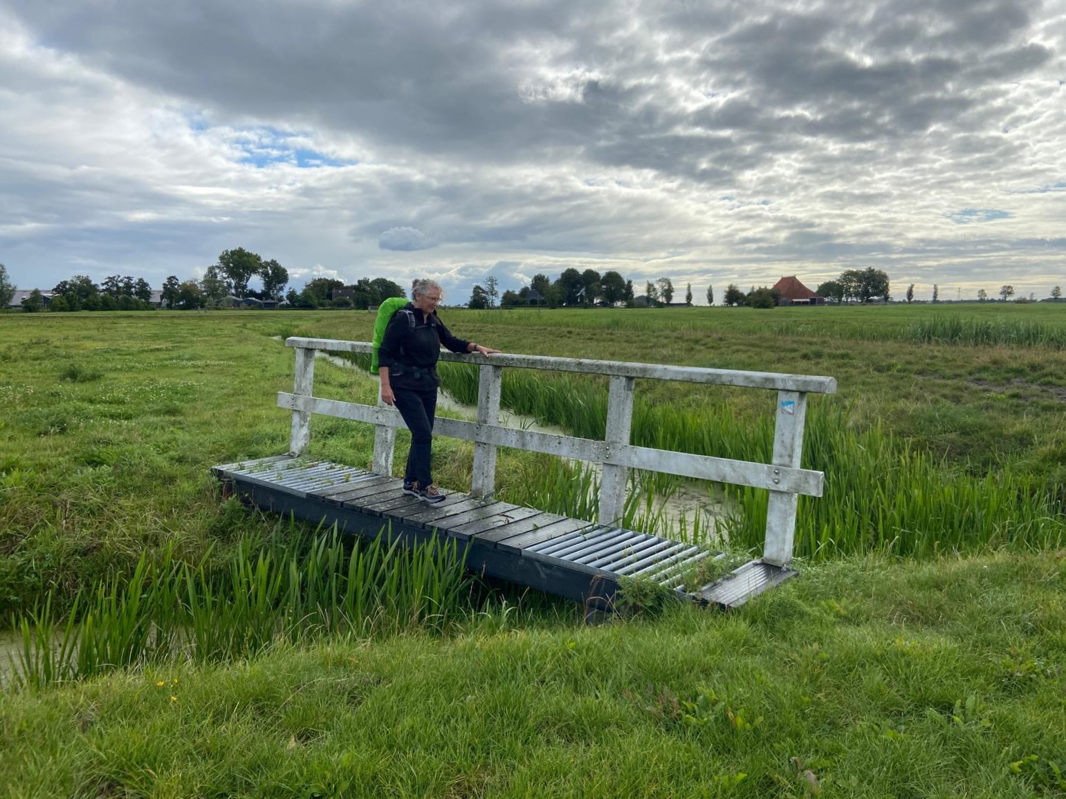 wit bruggetje op Jabikspaad
