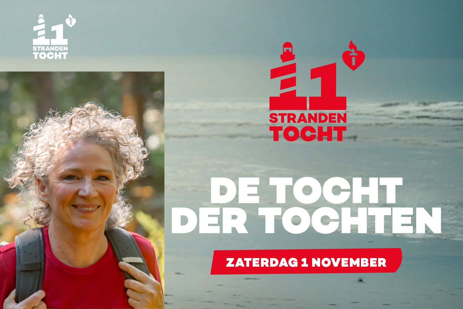 11strandentocht hartstichting wandelvrouw