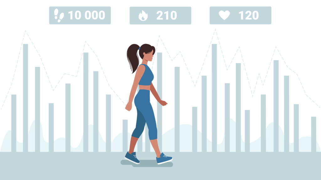 Infograpic: Hoeveel stappen zijn gezond? 10.000 stappen