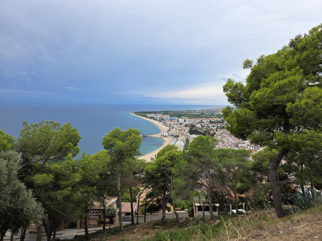 Uitzicht over Blanes vanaf Turó de Sant Joan