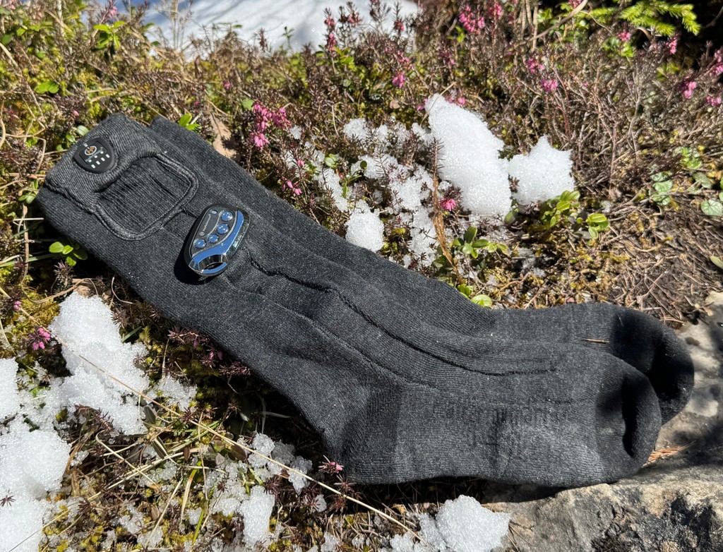 Verwarmde sok met afstandsbediening