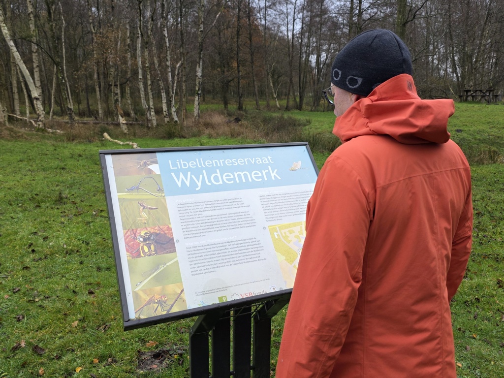 Libellenreservaat infobord