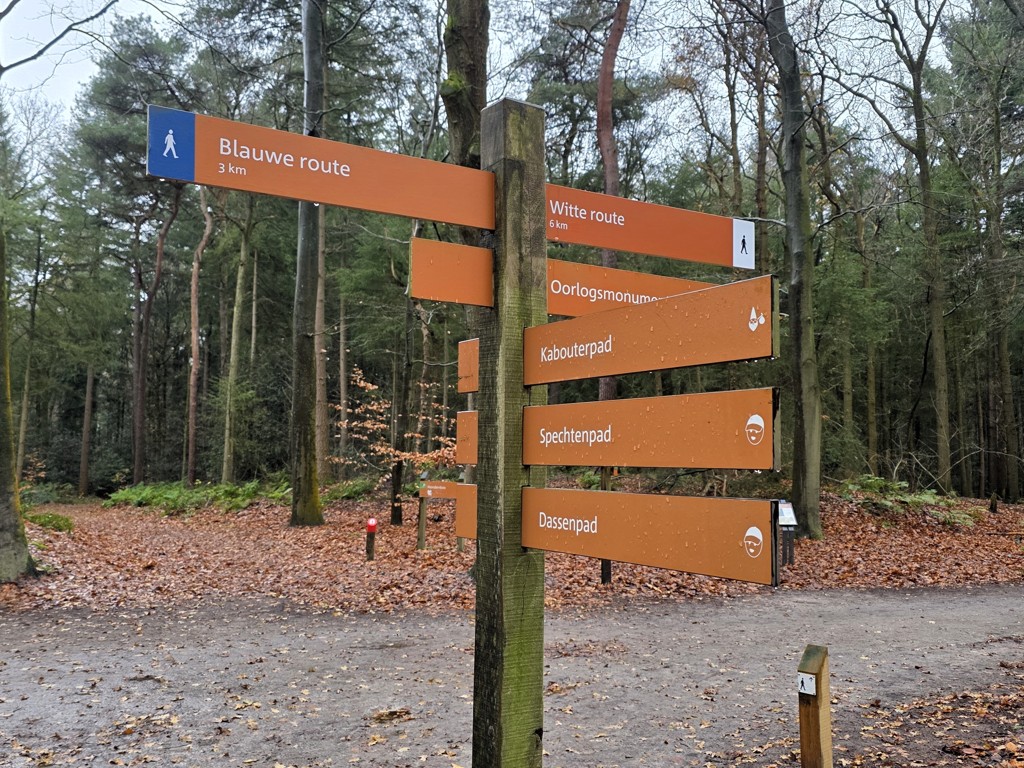 wegwijzer wandelroutes Oudemirdum