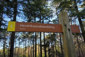 Hendrikszandwandeling bord