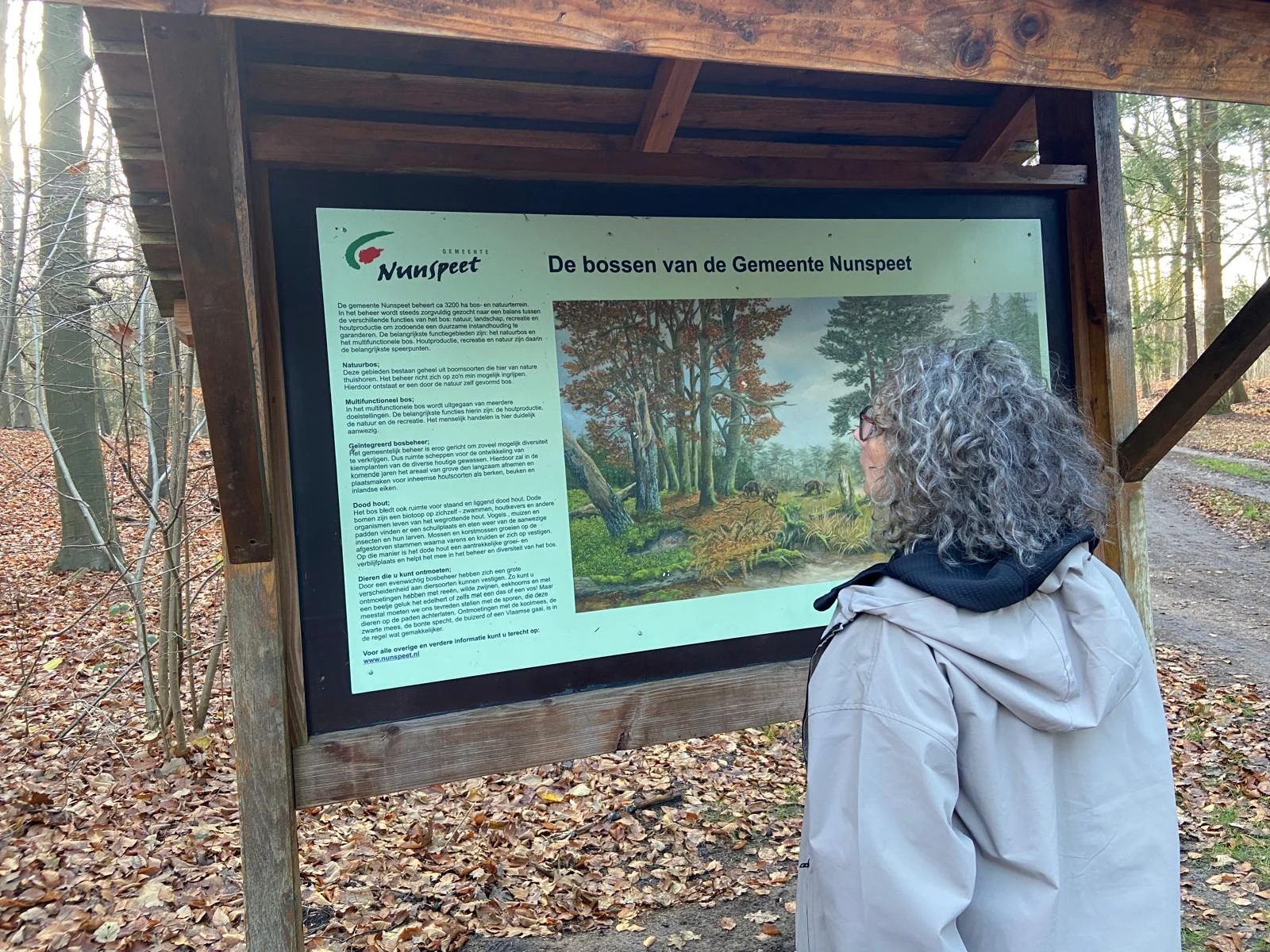 Hendriksbos Nunspeet infobord