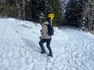 Winterwandelen over het Tiroler Hoogplateau