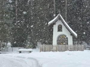 Sneeuwval huisje