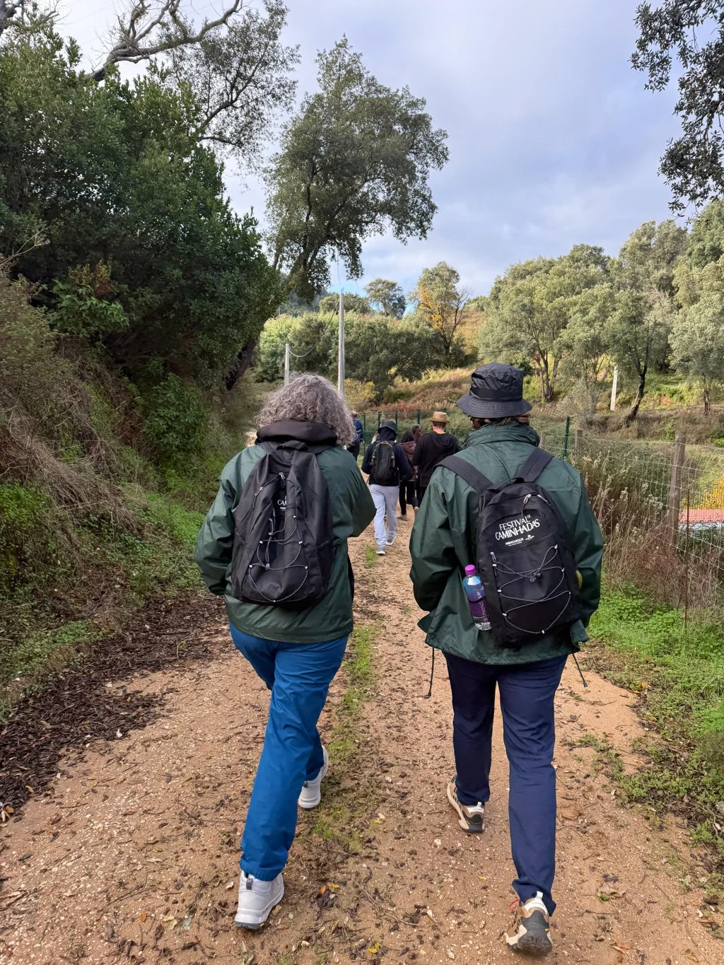 wandelroute 1 bregje links walking festival Monchique 2 wandelaars