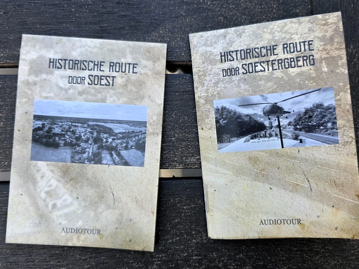 folders Historische audiotour Soesterberg en Soest