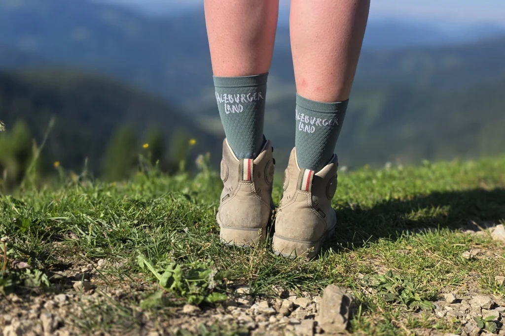 SalzburgerLand sokken op de Salzburger Almenweg